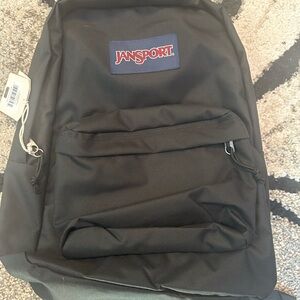 JanSport Black Backpack Durable Functional Design